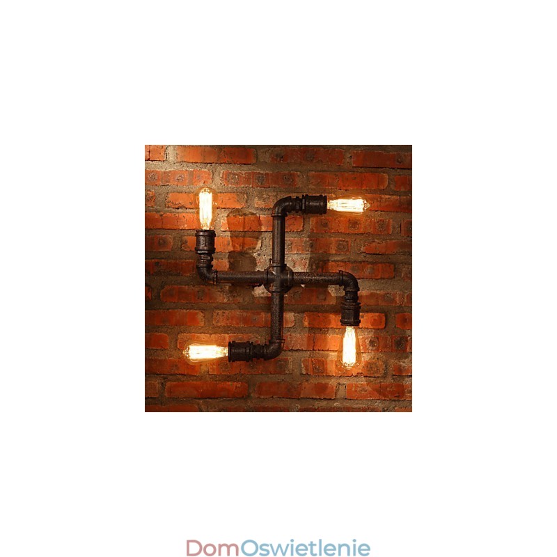 Kinkiety ścienne Retro Bar Żelazo Mini Styl Rustykalny Domek Metalowy