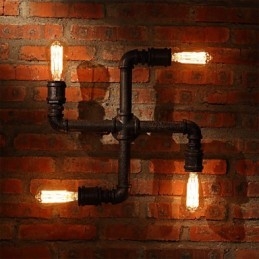 Kinkiety ścienne Retro Bar Żelazo Mini Styl Rustykalny Domek Metalowy