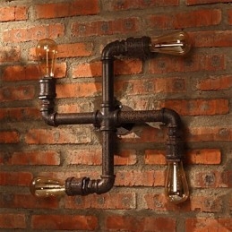 Kinkiety ścienne Retro Bar Żelazo Mini Styl Rustykalny Domek Metalowy