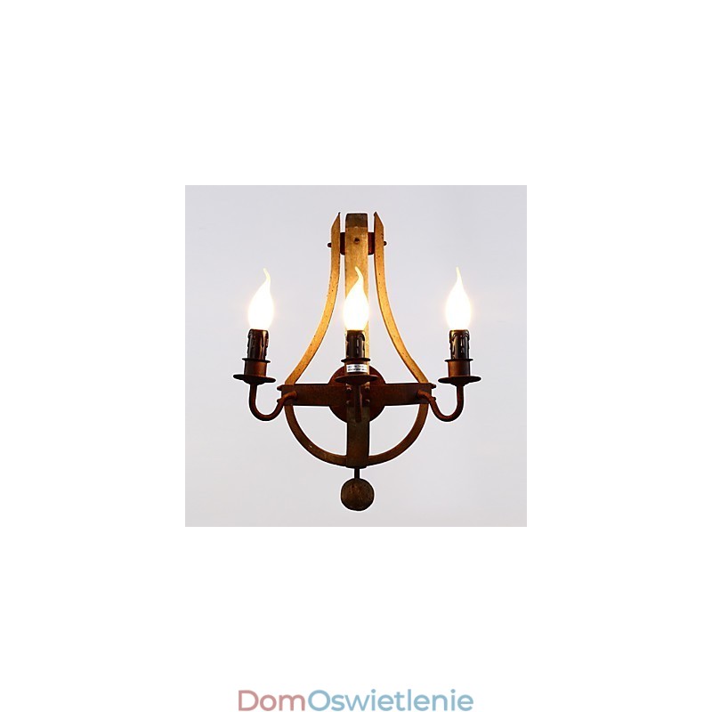 Antyczny amerykański rustykalny drewniany ścienny lampa beczka na wino lampa do salonu i sypialni