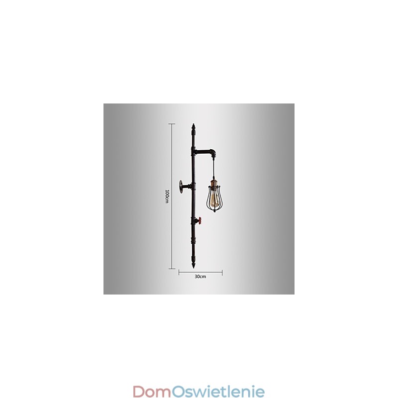 Kinkiety Mini Styl Rustykalny Domek Metalowy