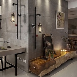 Kinkiety Mini Styl Rustykalny Domek Metalowy