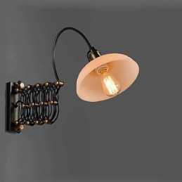 Vintage Industrial American Country Restaurant Sypialnia Gabinet Kreatywne Schody Lampa Alejka Teleskopowe Żelazne Kinkiety