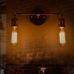 Kinkiety do domu Kinkiety Minimalistyczne wnętrze Korytarz Lampa z kutego żelaza Sypialnia Lampki nocne do salonu