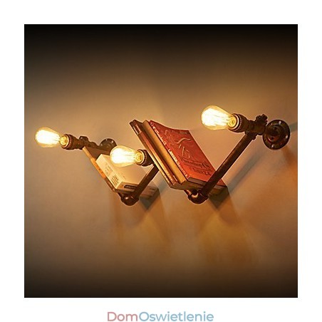 Retro Metalowe szafki nocne Kinkiet Wiejski Pastoralny Salon Kinkiety Jadalnia Kinkiet