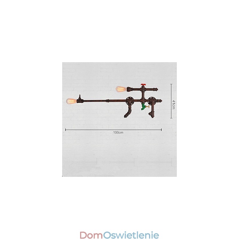 Kinkiety Mini Styl Rustykalny Domek Metalowy
