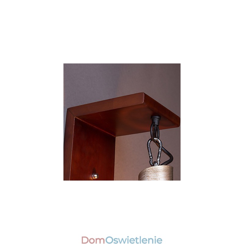 Antyczne kinkiety drewniane 1 światło