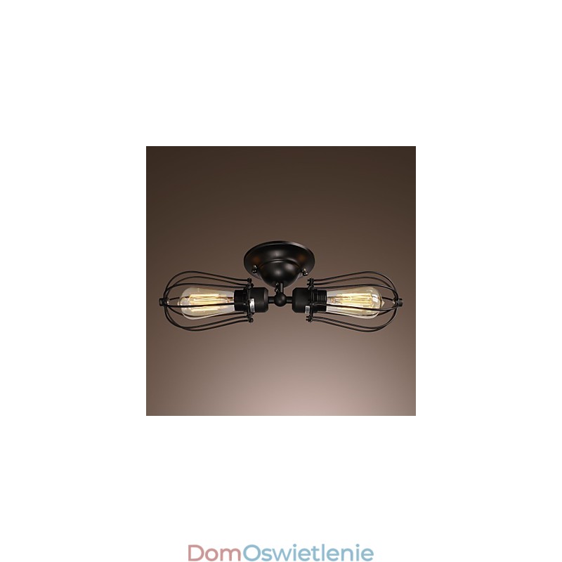 2-punktowa złota lampa ścienna w stylu antycznym