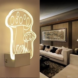 Lampa ścienna akrylowa PCV Lampa świetlna Nowoczesna współczesna metalowa