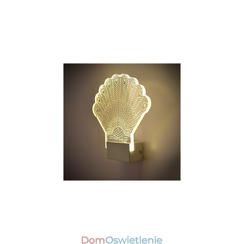 Lampa ścienna akrylowa PCV Lampa świetlna Nowoczesna współczesna metalowa