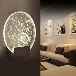 Lampa ścienna akrylowa PCV Lampa świetlna Nowoczesna współczesna metalowa