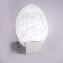 Lampa ścienna akrylowa PCV Lampa świetlna Nowoczesna współczesna metalowa