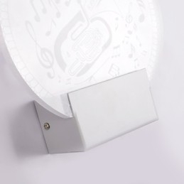 Lampa ścienna akrylowa PCV Lampa świetlna Nowoczesna współczesna metalowa