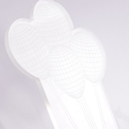 Lampa ścienna akrylowa PVC Lampa świetlna Nowoczesna współczesna metalowa