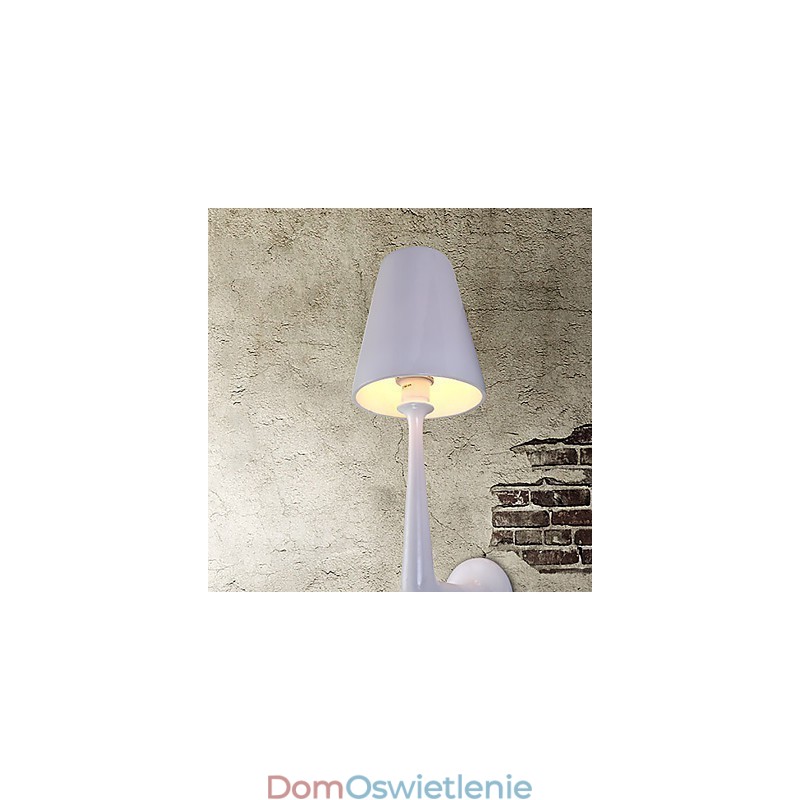 Continental Lron Pojedyncza lampa ścienna Hotelowa lampa ścienna