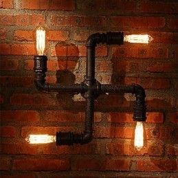 Kinkiety Mini Styl Rustykalny Domek Metalowy