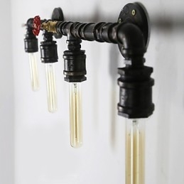 Kinkiety ścienne w stylu Mini Rustykalny domek Metal