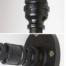 Kinkiety ścienne w stylu Mini Rustykalny domek Metal