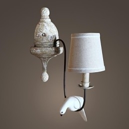 Kinkiety ścienne w stylu Mini Country Wood Bamboo