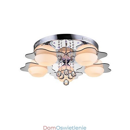 Zdalne sterowanie 5 światłami z niebiesko-czerwonymi nowoczesnymi lampami sufitowymi do montażu natynkowego