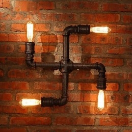 Kinkiety Mini Styl Rustykalny Domek Metalowy