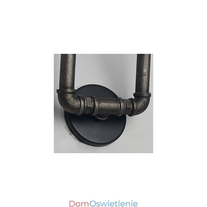 Retro metalowa lampa ścienna do kawiarni