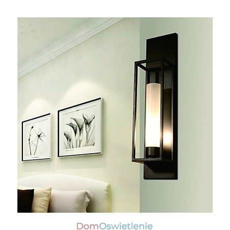 Kinkiety Kinkiety Rustykalny domek Metal Jadalnia Sypialnia Czytelnia Metal + Szkło