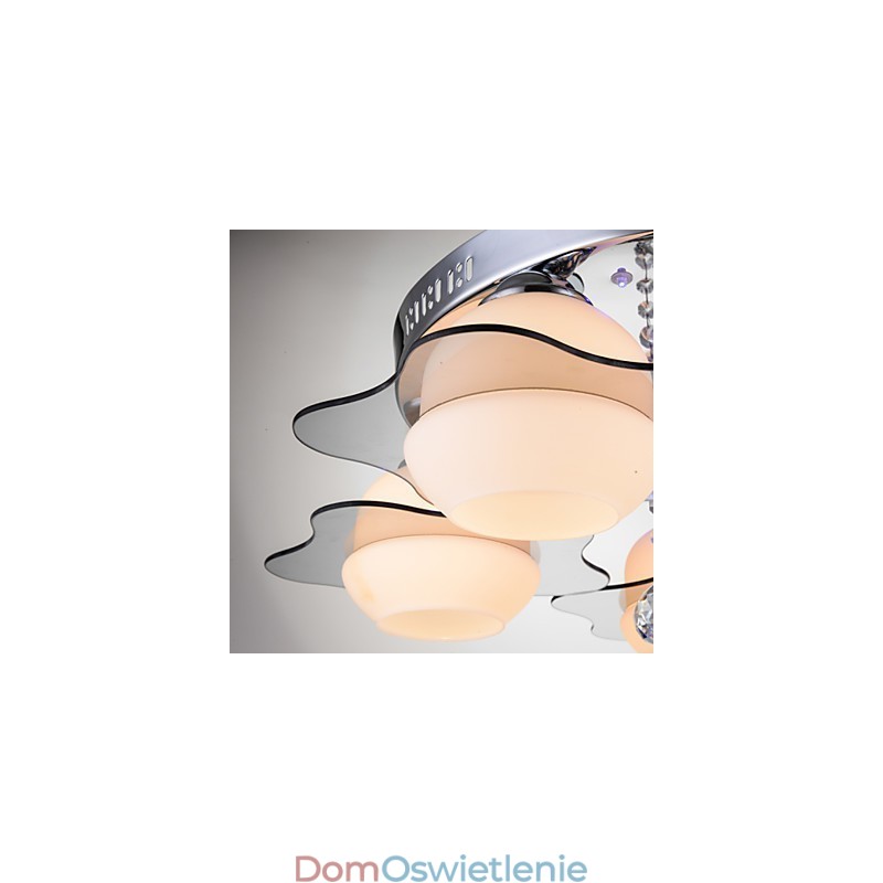 Zdalne sterowanie 5 światłami z niebiesko-czerwonymi nowoczesnymi lampami sufitowymi do montażu natynkowego