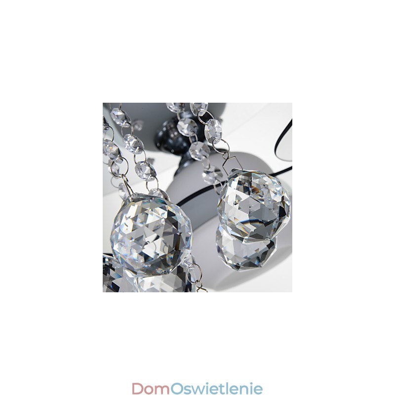 Zdalne sterowanie 5 światłami z niebiesko-czerwonymi nowoczesnymi lampami sufitowymi do montażu natynkowego