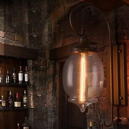 Kinkiety do domu Kinkiety Minimalistyczne wnętrze Korytarz Lampa z kutego żelaza Sypialnia Lampki nocne do salonu