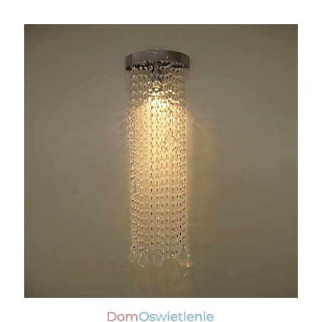 50W MR16 Chromowana lampa ścienna z łańcuchami kryształowymi 50W MR16 Chromowana lampa ścienna z łańcuchami kryształowymi