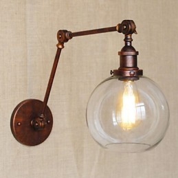 Kinkiety ścienne Lampy wiszące Lampy ścienne do czytania Kryształ Mini Styl Rustykalny Domek Metal