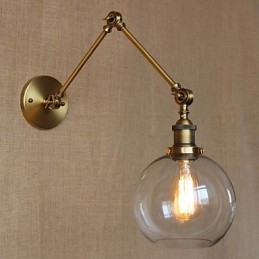 Kinkiety ścienne Lampy wiszące Lampy ścienne do czytania Kryształ Mini Styl Rustykalny Domek Metal