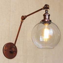 Kinkiety ścienne Lampy wiszące Lampy ścienne do czytania Kryształ Mini Styl Rustykalny Domek Metal