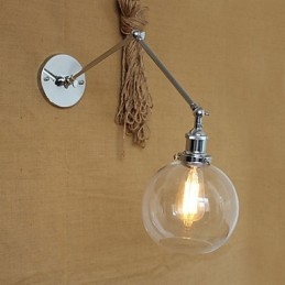 Kinkiety ścienne Lampy wiszące Lampy ścienne do czytania Kryształ Mini Styl Rustykalny Domek Metal