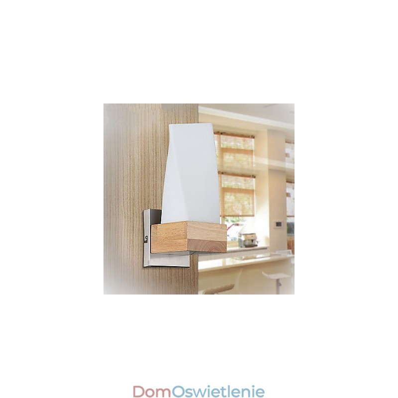 Kinkiety Mini Styl Tradycyjny Klasyczny Drewno Bambus