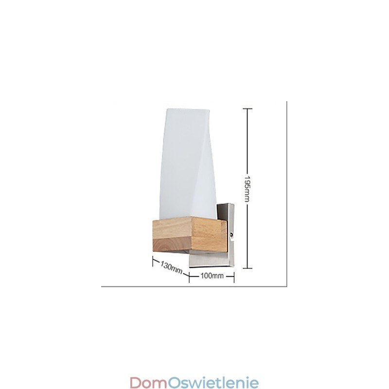 Kinkiety Mini Styl Tradycyjny Klasyczny Drewno Bambus