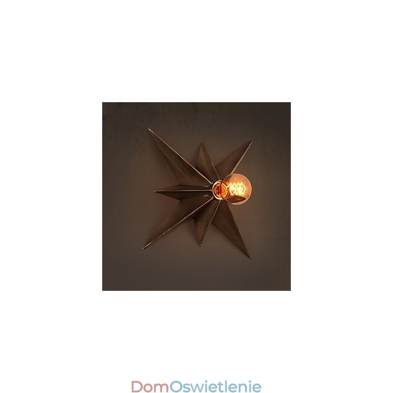 Krótkie pięcioramienne oświetlenie gwiazdy spersonalizowane nowoczesne kinkiety lampy do domów dla dzieci