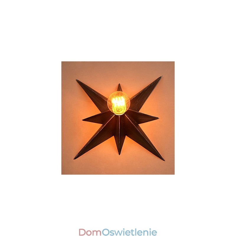 Krótkie pięcioramienne oświetlenie gwiazdy spersonalizowane nowoczesne kinkiety lampy do domów dla dzieci