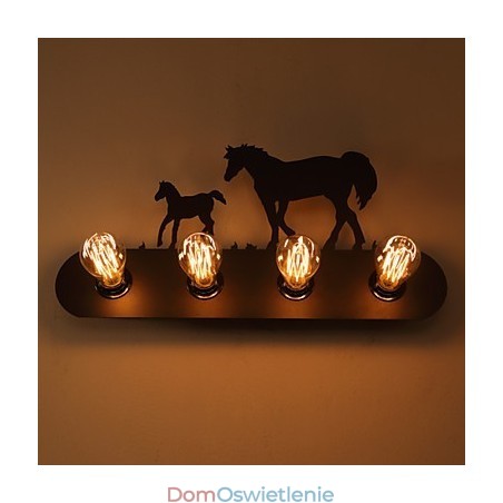Amerykańska wioska pasterska w stylu loft sypialnia alejka żelazne retro dzikie konie kinkiety darmowa wysyłka Amerykańska wioska pasterska w stylu loft sypialnia alejka żelazne retro dzikie konie kinkiety darmowa wysyłka