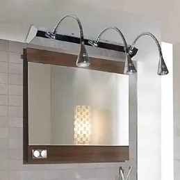 Kinkiety kryształowe Lampy na wysięgniku Lampy ścienne do czytania Rustykalny domek Metal