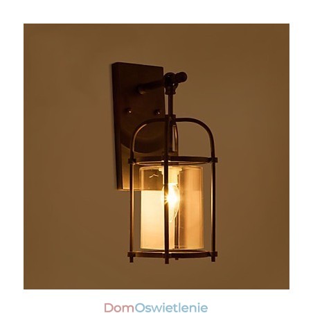 Kreatywne lampy w stylu industrialnym, lampy ścienne w stylu Ameryki Północnej z żarówką Edisona w kształcie fletu w środku, dekoracyjne światła barowe Kreatywne lampy w stylu industrialnym, lampy ścienne w stylu Ameryki Północnej z żarówką Edisona w kształcie fletu w środku, dekoracyjne światła barowe