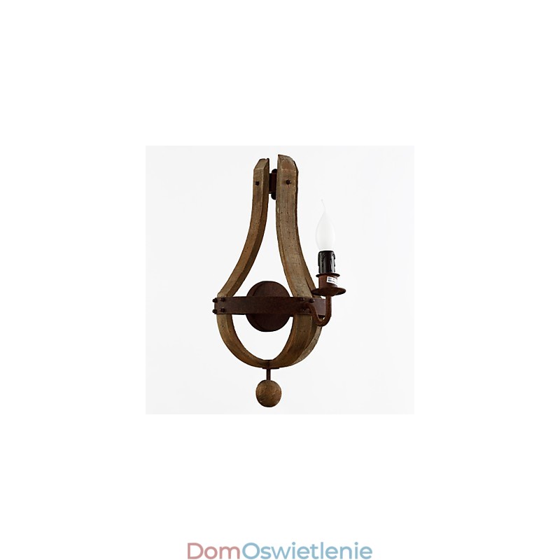 Kinkiety ścienne w stylu miniaturowym Rustykalny domek Drewniany bambus