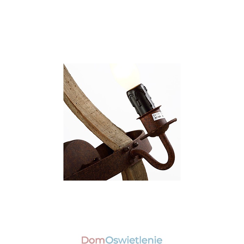 Kinkiety ścienne w stylu miniaturowym Rustykalny domek Drewniany bambus