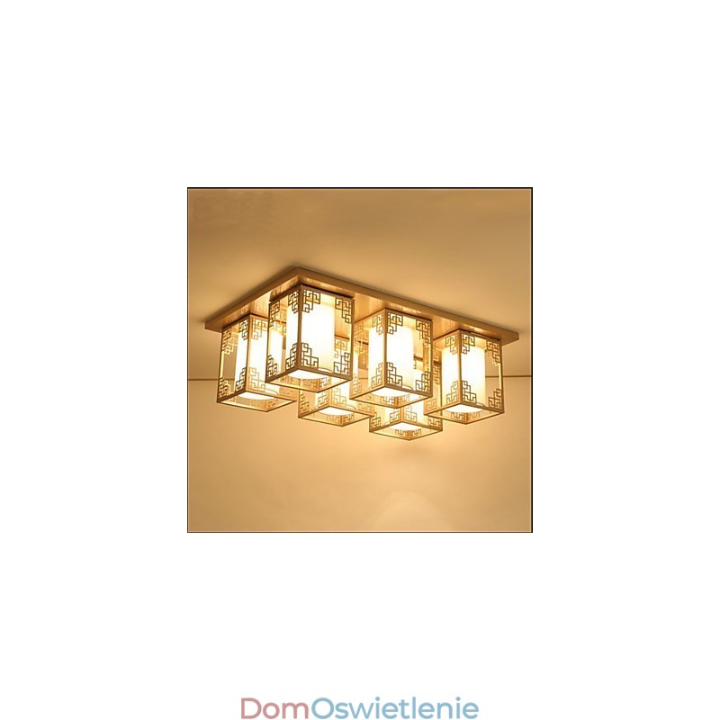Lampy w stylu chińskim, oświetlenie sufitowe z żelaza, atmosfera