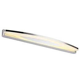 Lampa Lustrzana Stal Nierdzewna I Akryl