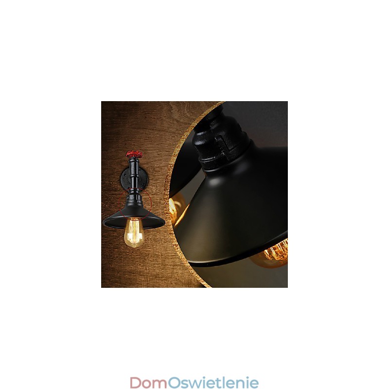 Mini kinkiet 1 światło zwięzły krem żelazo