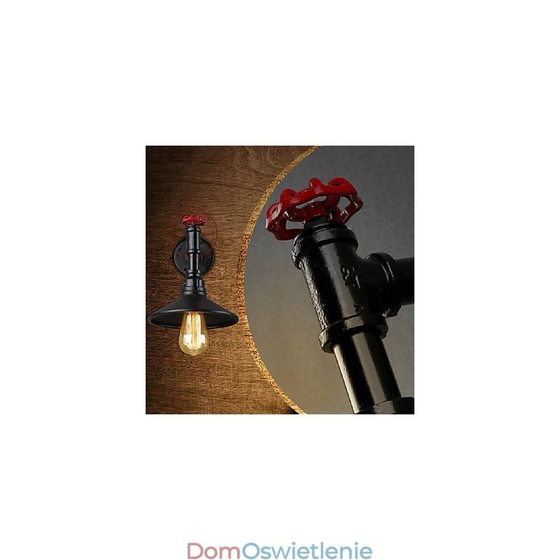 Mini kinkiet 1 światło zwięzły krem żelazo
