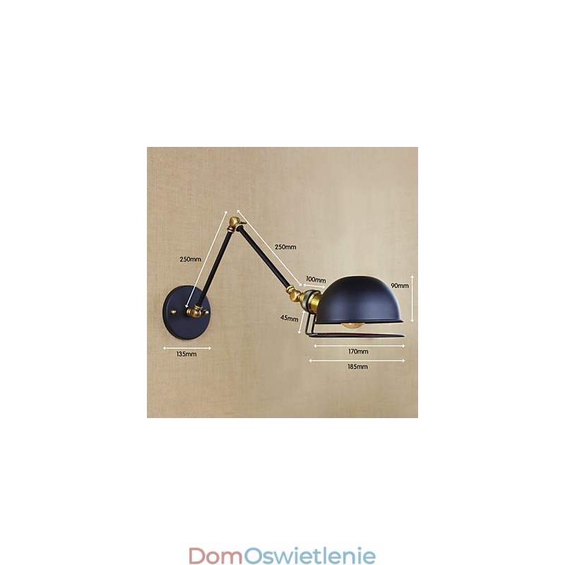 Kinkiety, lampy wiszące, lampy do czytania, styl miniaturowy, rustykalny domek, metal