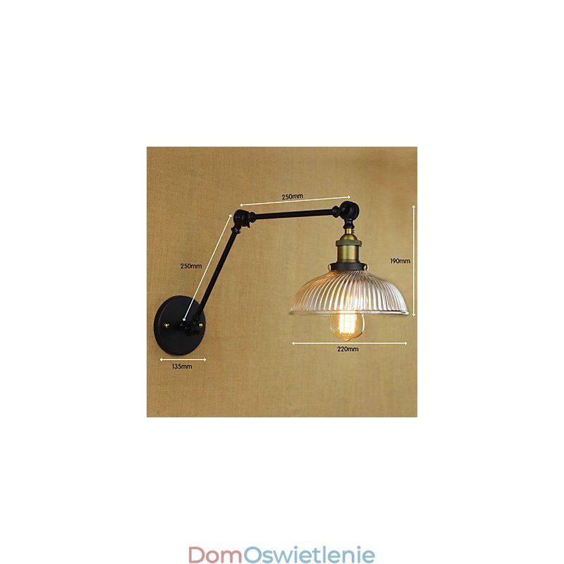 Kinkiety, lampy wiszące, lampy do czytania, styl miniaturowy, rustykalny domek, metal
